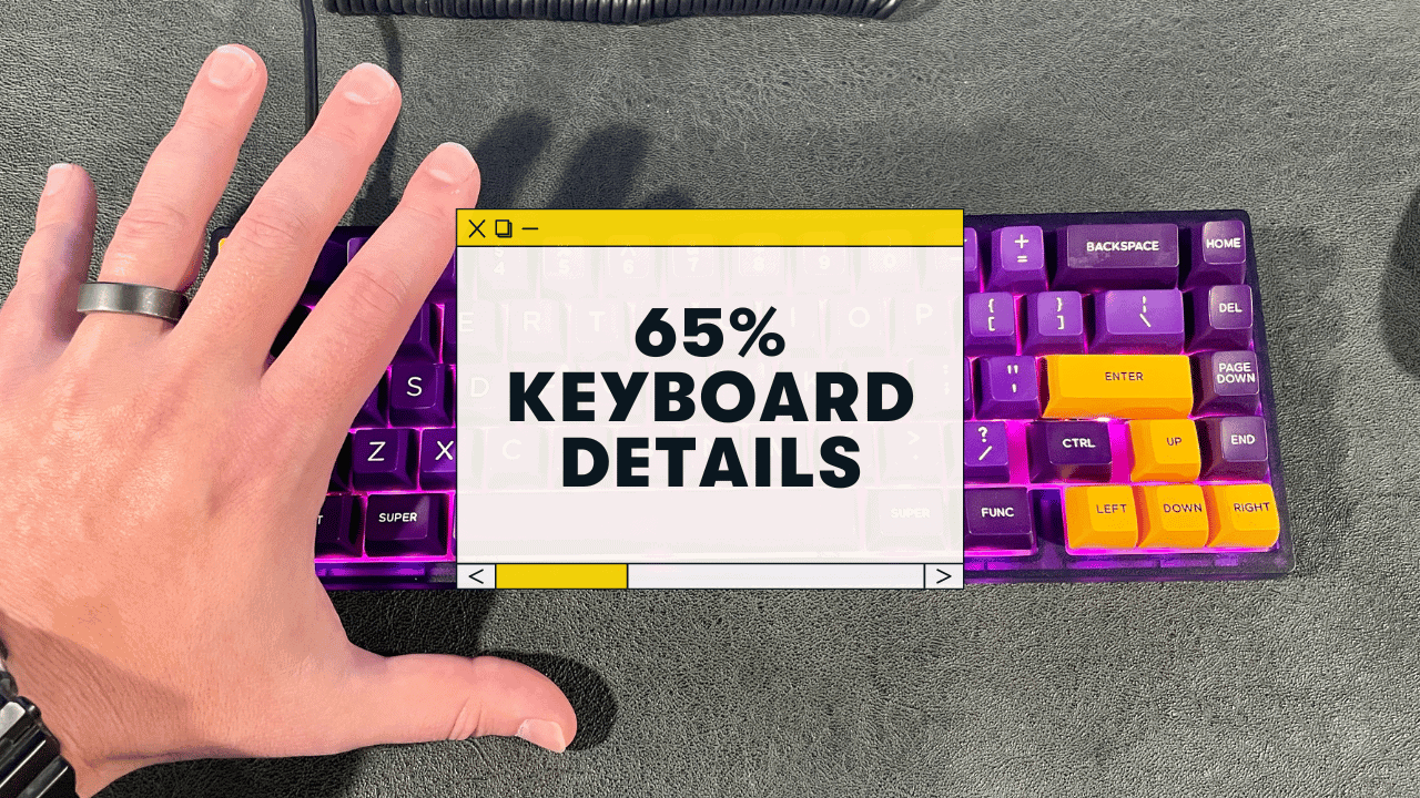 How many keys are on a 65% keyboard? (Layout Details)