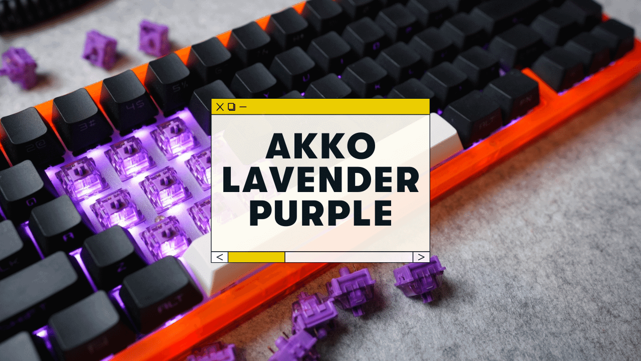Akko Lavender Purple Switch Review & Sound Test (2023)