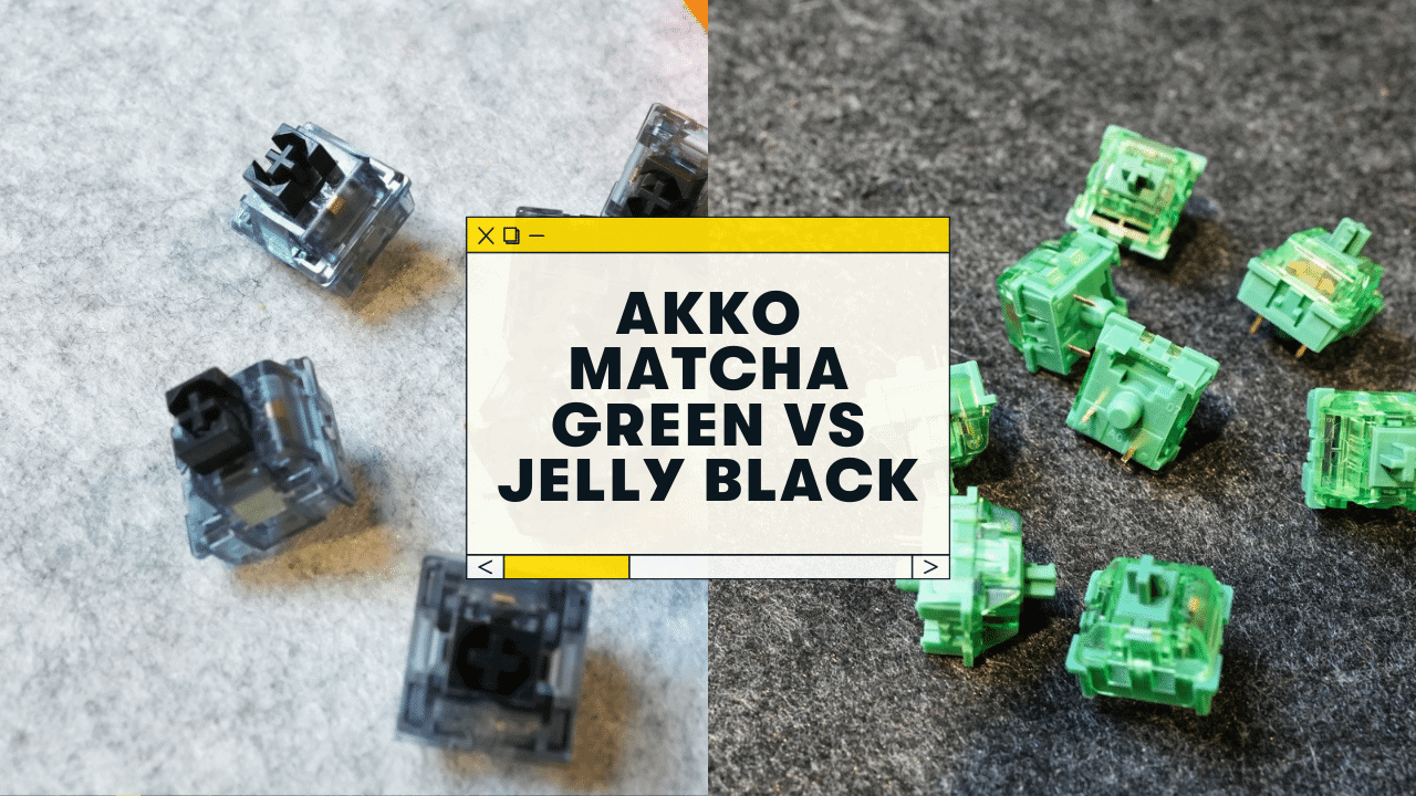 Akko Matcha Green vs Jelly Black (Switch Comparison)