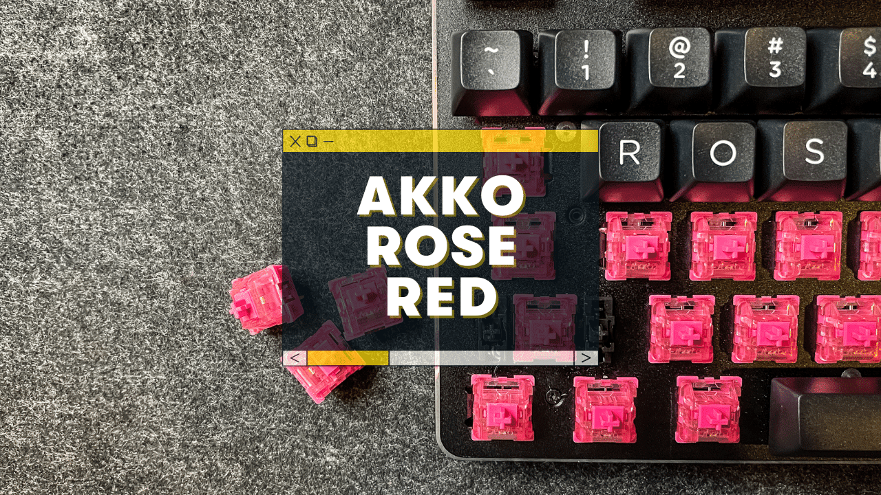 Akko Rose Red Review & Sound Test (2023)