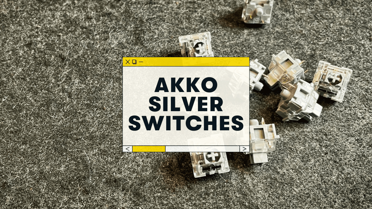 Akko Silver Switches Review & Sound Test (2023)
