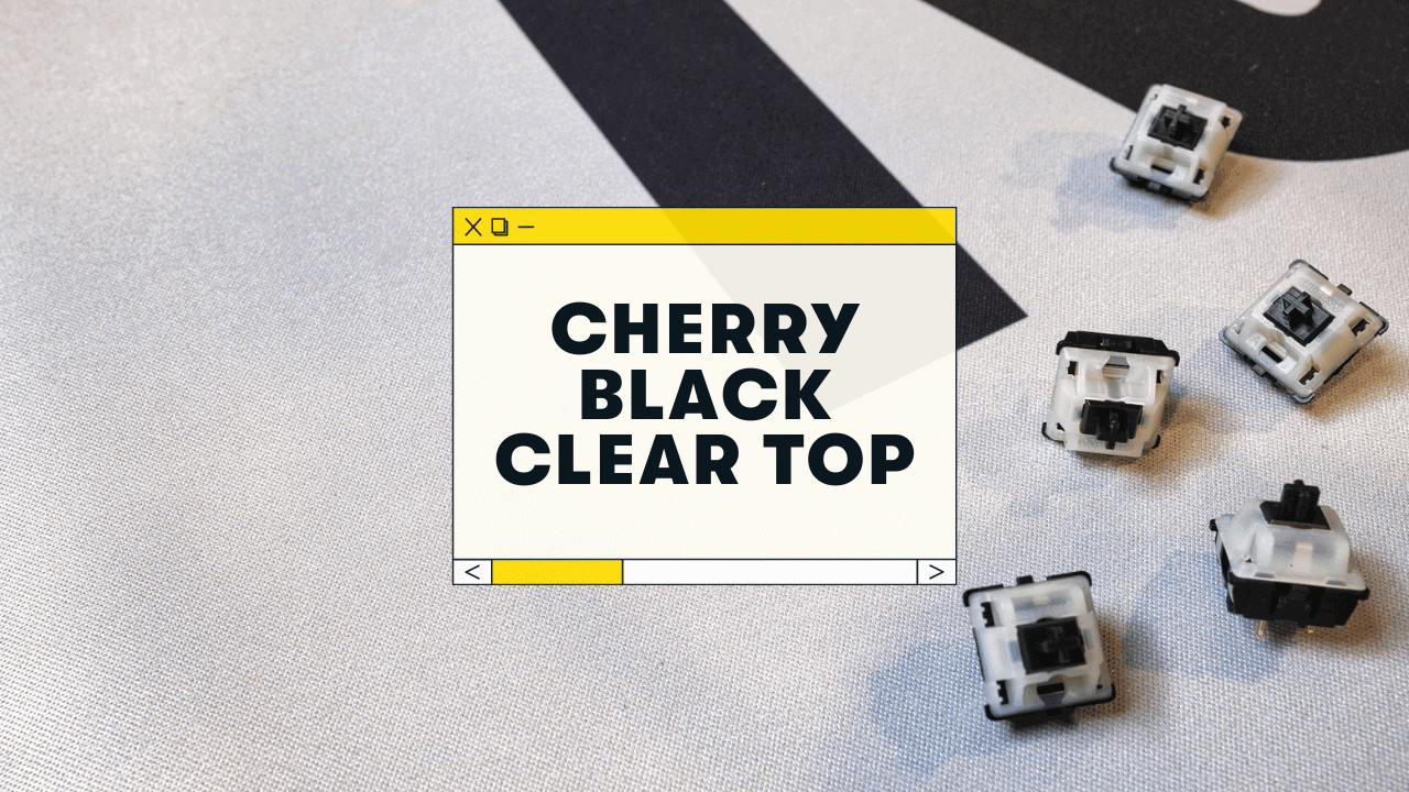 Cherry MX Black Clear Top (Nixie) Review & Sound Test