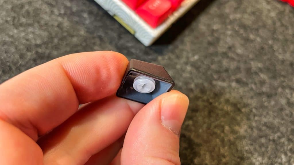 double o-rings stacked keycap