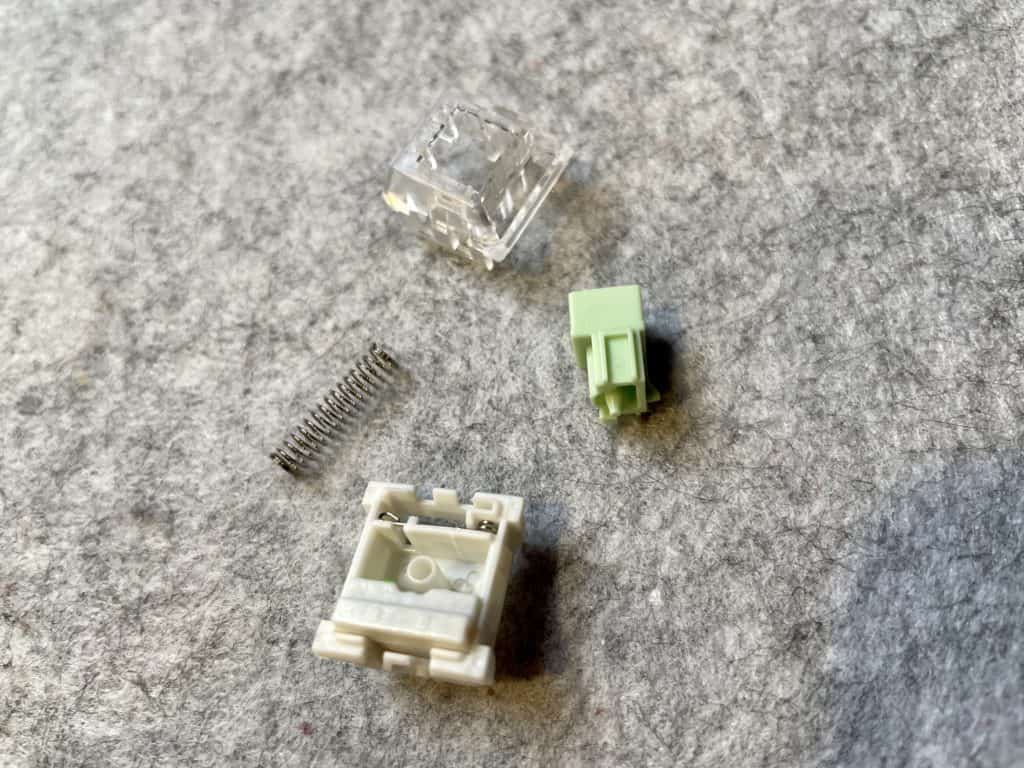 Kailh Box Jade disassembled