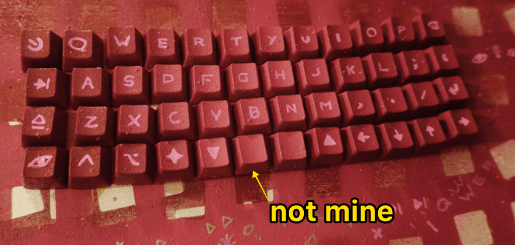 painting keycaps