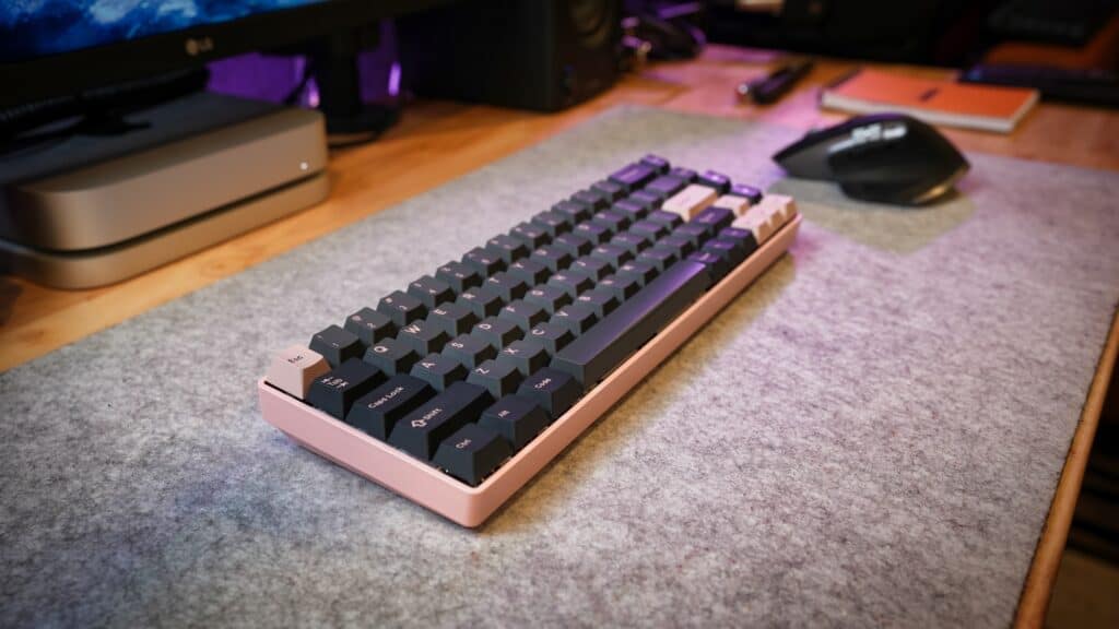 spray painted keyboard