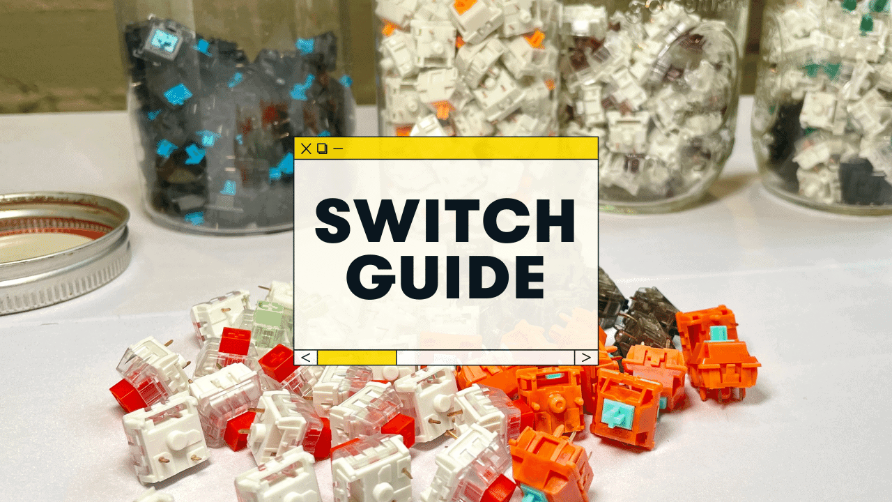 Mechanical Keyboard Color Switches [Chart and Guide]