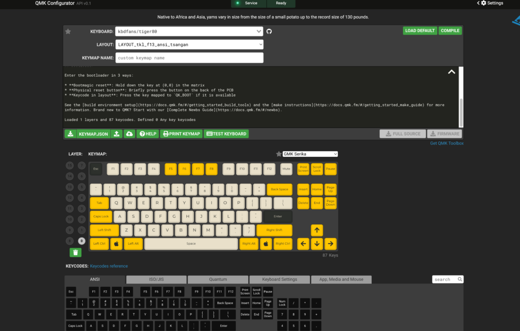 qmk configurator