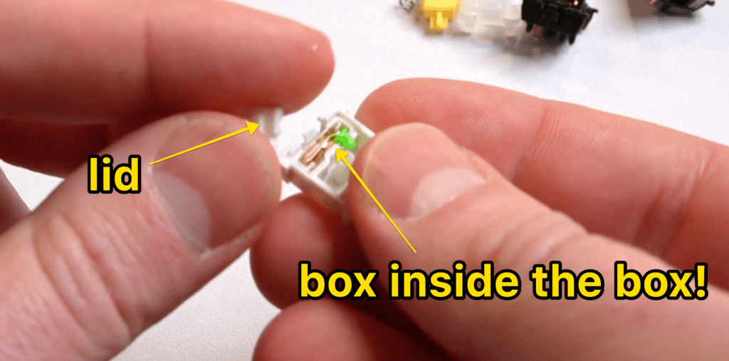inside a kailh box switch
